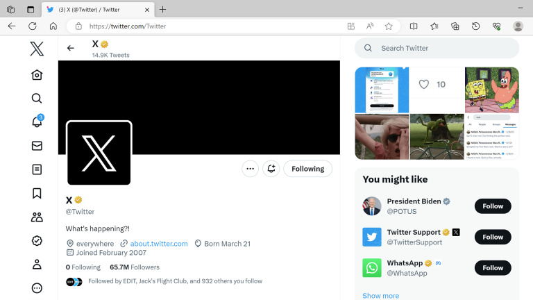Twitter 更名为 X，正式取代“小蓝鸟”